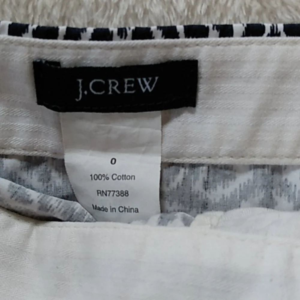 J. Crew Postage Stamp Skirt In Navy & White